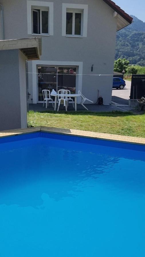 Maison 8 Couchages Avec Piscine Cons-Sainte-Colombe Exterior foto